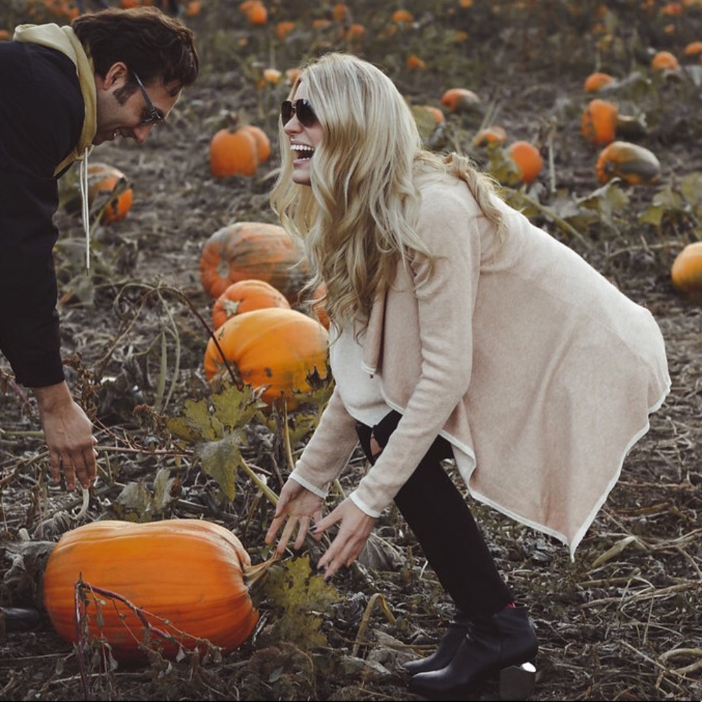 Cream Octavia Drape Front Sweater Cardigan